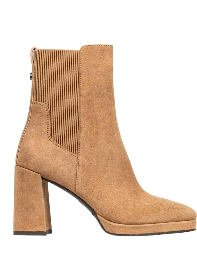 Women's Rosemary Ankle Boot In Brown Suede