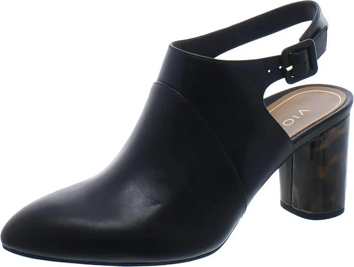 Women's Roseville Leather Pointed Mule In Black