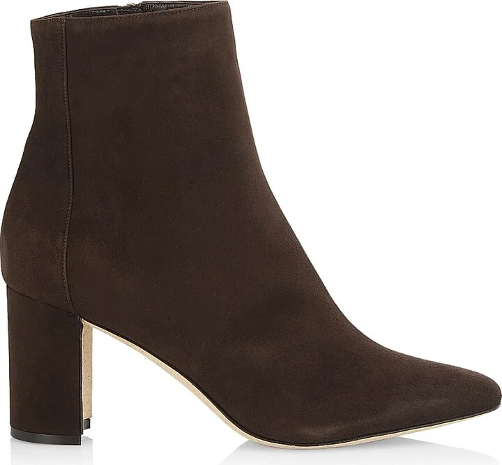 Women's Rosie 70MM Suede Ankle Booties - Brown - Size 6