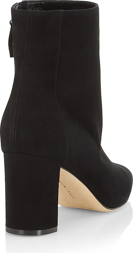 Women's Rosie 70MM Suede Boots - Black - Size 8.5 - Image 3