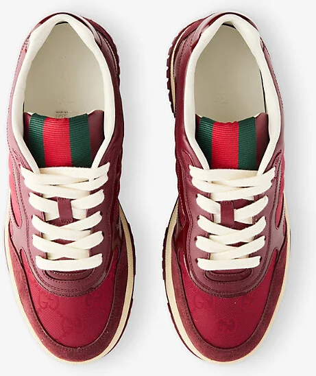 Womens Rossa Ancora Re-Web Leather and Canvas Low-Top Trainers Eur 37.5 / 4.5 Uk Women - Image 2