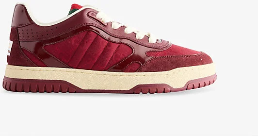 Womens Rossa Ancora Re-Web Leather and Canvas Low-Top Trainers Eur 37.5 / 4.5 Uk Women
