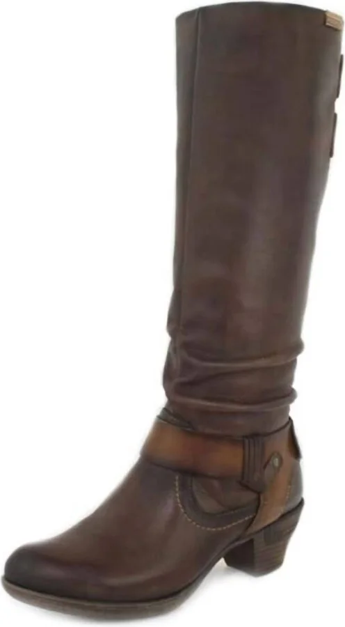 Women's Rotterdam Over The Knee Boot In Chocolate