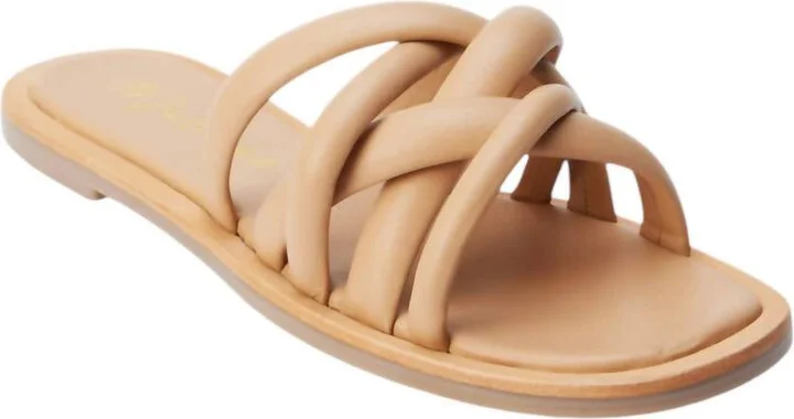 Women's Roy Flat Slide Sandals In Nude