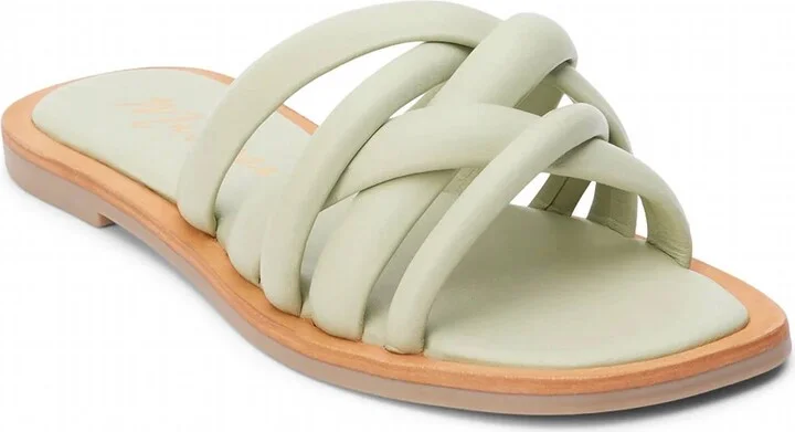 Women's Roy Flat Slide Sandals In Sage