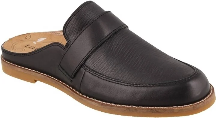 Women's Royal Slip On In Black Snake Emboss
