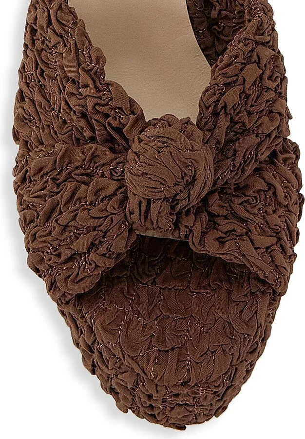 Women's Roz 120MM Knot Platform Sandals - Cacao - Size 10.5 - Image 4