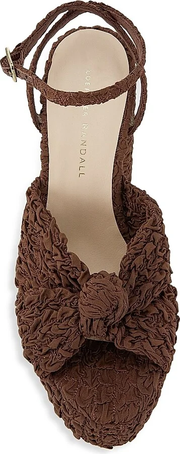 Women's Roz 120MM Knot Platform Sandals - Cacao - Size 10.5 - Image 5