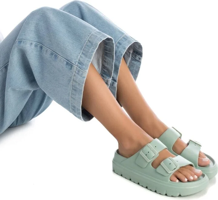 Women's Rubber Flat Sandals By Xti - Image 7