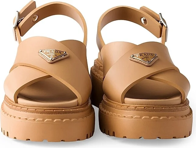Women's Rubber Sandals - Black - Size 5 - Image 4