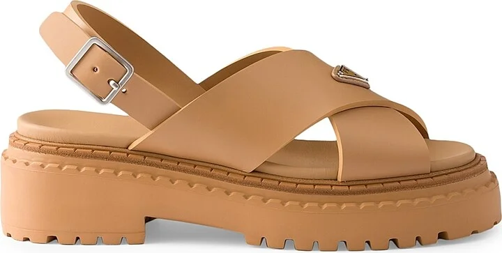 Women's Rubber Sandals - Black - Size 5