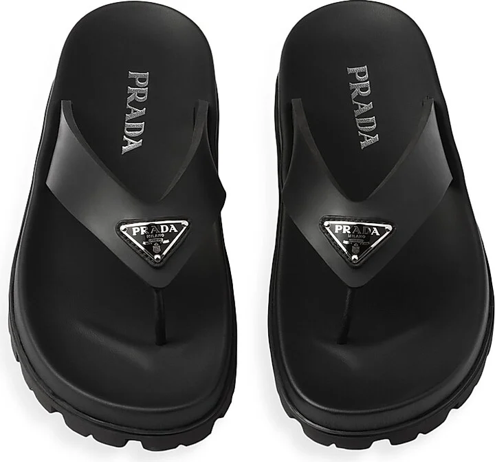 Women's Rubber Thong Sandals - White - Size 5 - Image 5