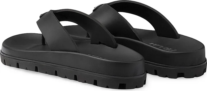 Women's Rubber Thong Sandals - White - Size 5 - Image 6