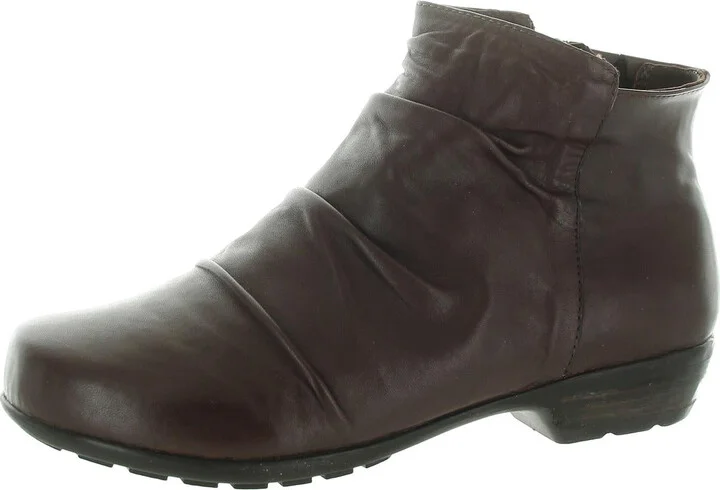 Womens Ruched Booties