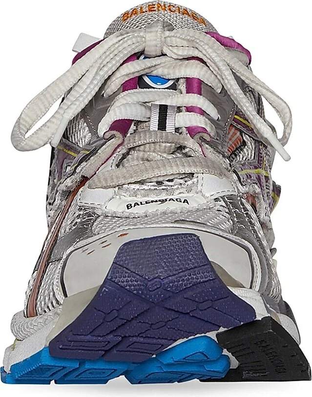 Women's Runner Sneakers - Grey Green - Size 6 - Image 10