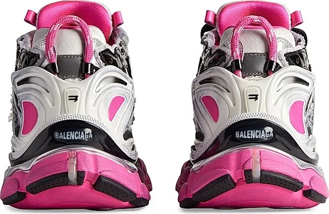 Women's Runner Sneakers - Silver - Size 4 - Image 4