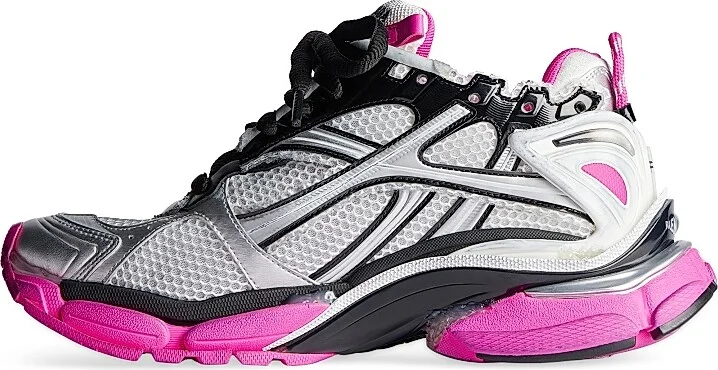 Women's Runner Sneakers - Silver - Size 4 - Image 5