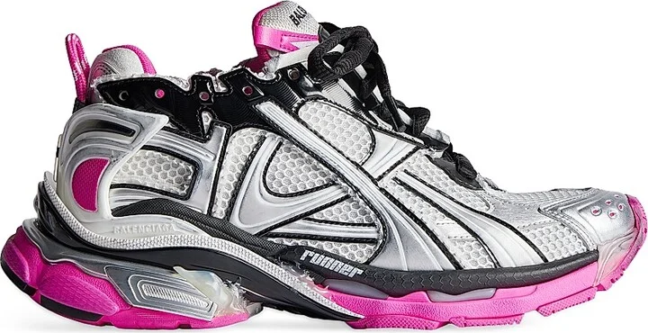 Women's Runner Sneakers - Silver - Size 4