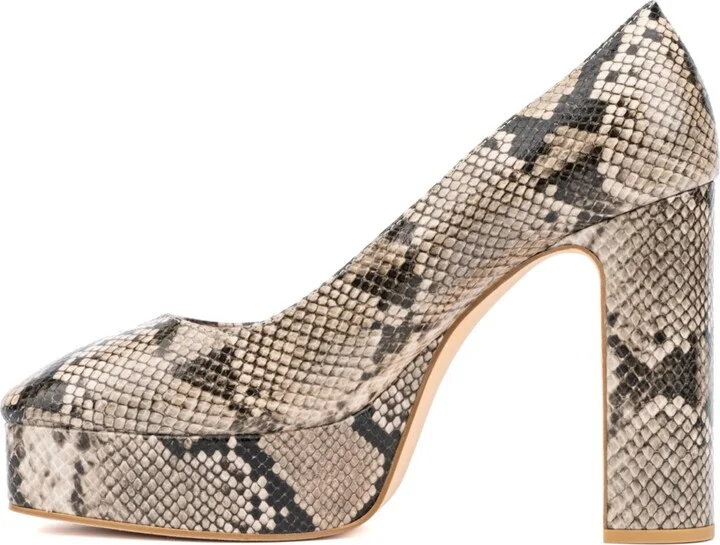 Women's Ryla- Block Heel Pumps - Image 6