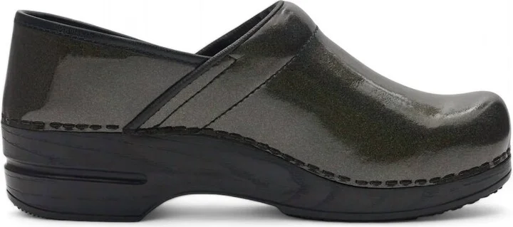 Women's Sabel Smart Step Professional Clog In Patent Charcoal