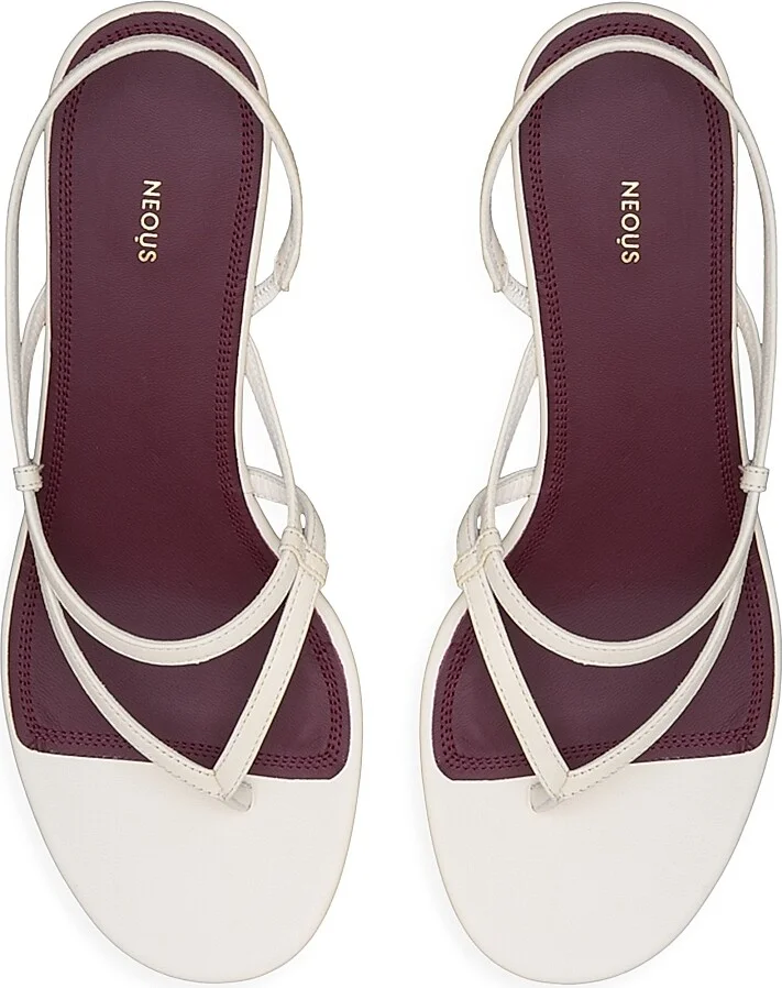 Women's Safi Leather Slingback Sandals - Cream - Size 6.5 - Image 3