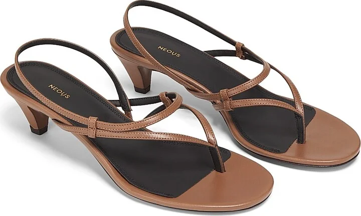 Women's Safi Leather Slingback Sandals - Cream - Size 6.5 - Image 4