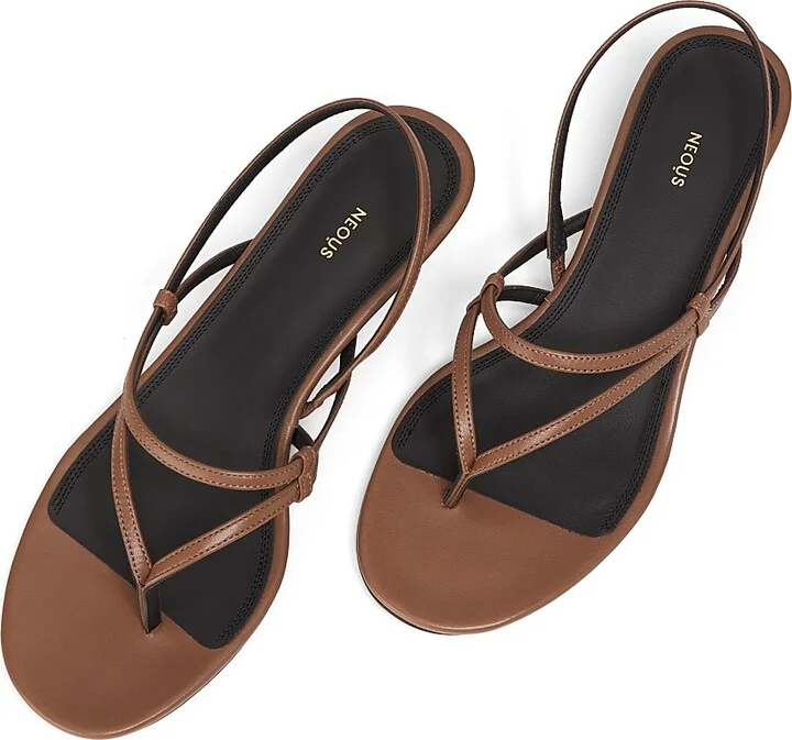 Women's Safi Leather Slingback Sandals - Cream - Size 6.5 - Image 6