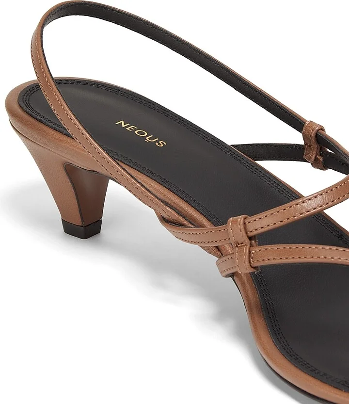 Women's Safi Leather Slingback Sandals - Cream - Size 6.5 - Image 7