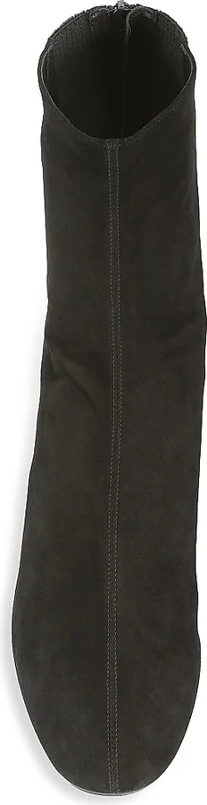 Women's Saint Honore 50MM Suede Booties - Black - Size 11 - Image 5