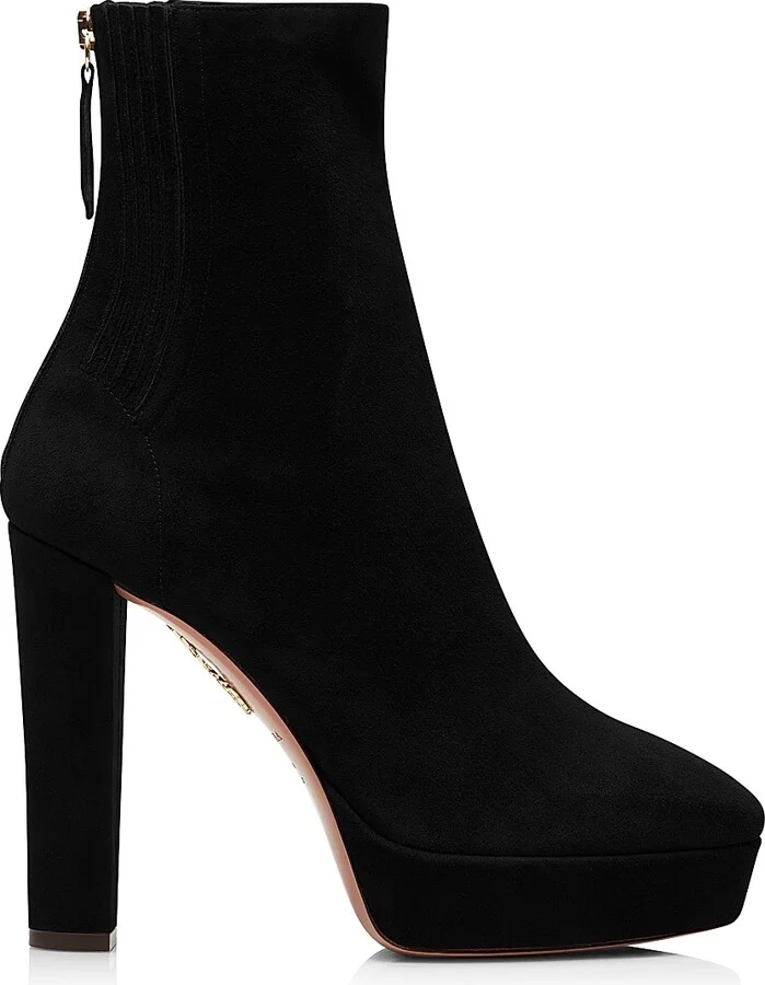 Women's Saint Honore Platform Booties - Black - Size 9