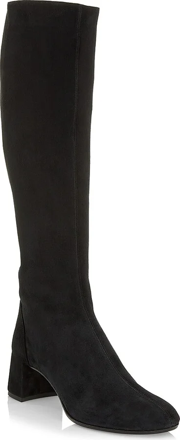 Women's Saint Honore Suede Mid-Calf Boots - Black - Size 6 - Image 2