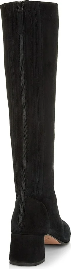 Women's Saint Honore Suede Mid-Calf Boots - Black - Size 6 - Image 3