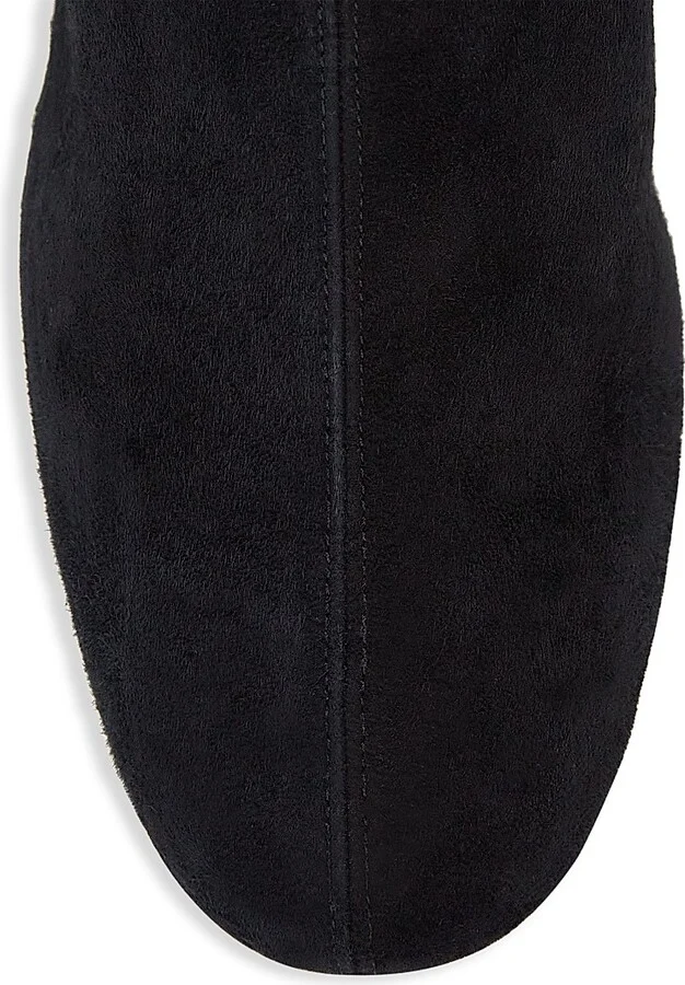 Women's Saint Honore Suede Mid-Calf Boots - Black - Size 6 - Image 4
