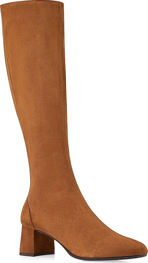 Women's Saint Honore Suede Mid-Calf Boots - Black - Size 6 - Image 6