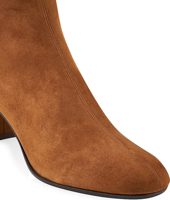 Women's Saint Honore Suede Mid-Calf Boots - Black - Size 6 - Image 8