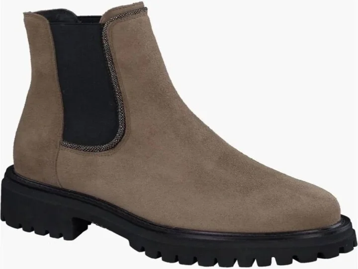 Women's Salzburg Chelsea Leather Boot In Lug Tan