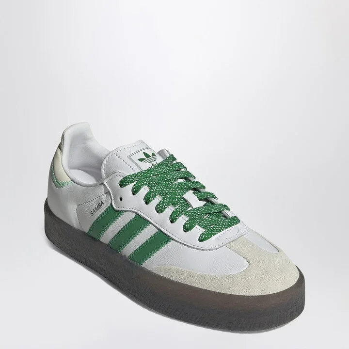 Women's Samba White/Green Sneaker