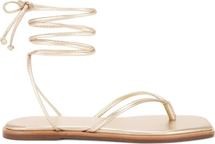 Women's Samoa Wrap Around Sandal In Gold