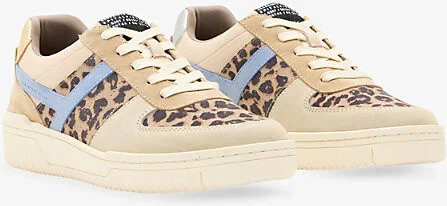 Womens Sand Brown/Blu Vix Suede-Leather Low-Top Trainers Eur 39 / 6 Uk Women - Image 2