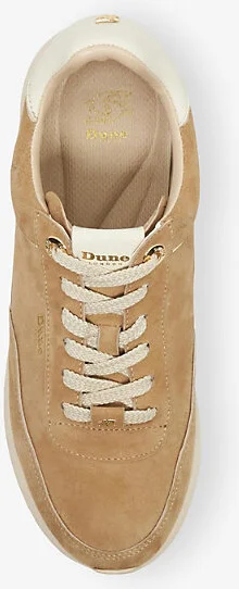 Womens Sand Suede Entitle Low-Top Suede Runner Trainers Eur 41 / 8 Uk Women - Image 2