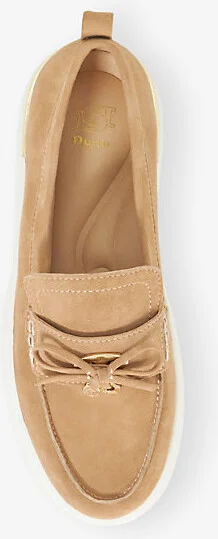 Womens Sand Suede Glide Suede Flatform Loafers Eur 40 / 7 Uk Women - Image 2