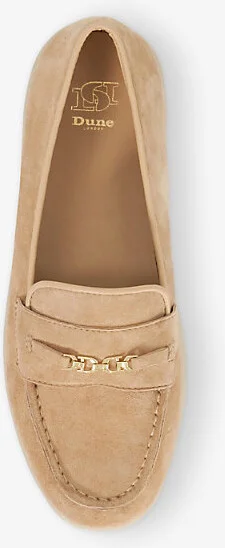 Womens Sand Suede Graciela Snaffle-Trim Casual Suede Loafers Eur 36 / 3 Uk Women - Image 2