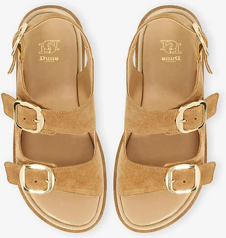 Womens Sand Suede Luckles Suede Sandals Eur 38/5 Uk Women - Image 2