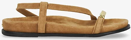 Womens Sand Suede Lyn Suede Sandals Eur 39 / 6 Uk Women