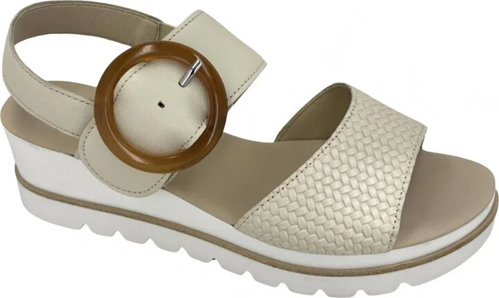 Women's Sandal 4-645-22 In Cream