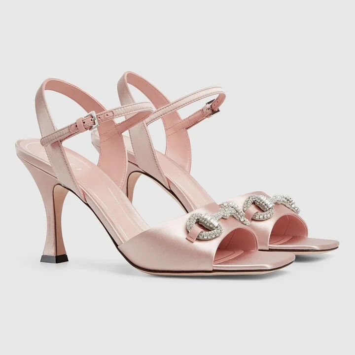 Women's sandal with crystal Horsebit - Image 2
