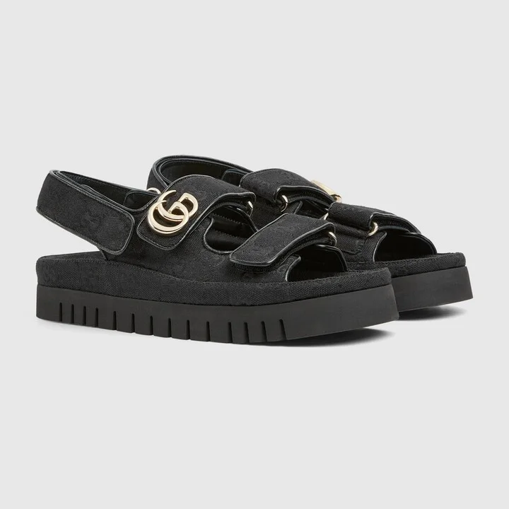 Women's sandal with Double G - Image 2