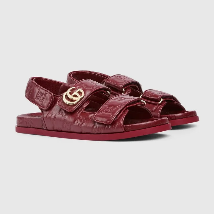 Women's sandal with Double G - Image 2