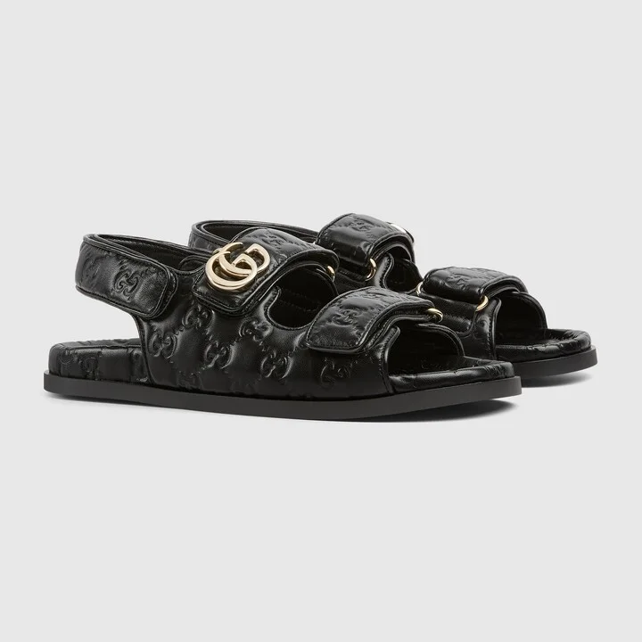Women's sandal with Double G - Image 2
