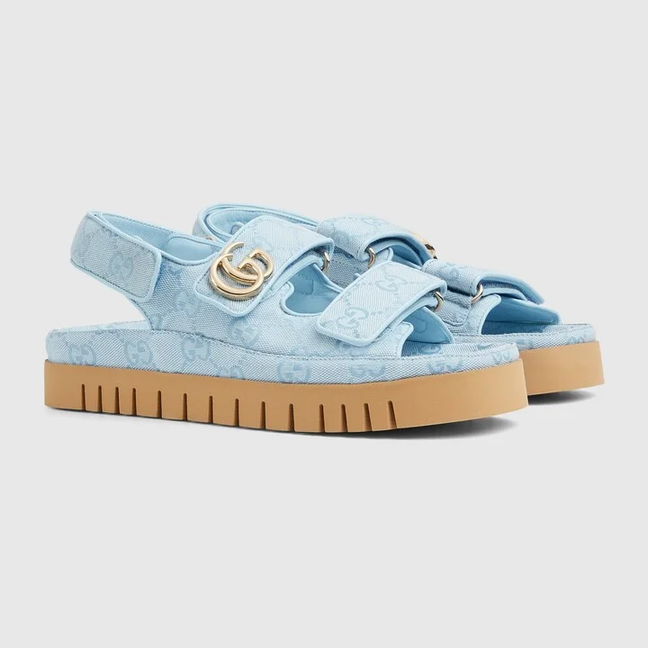 Women's sandal with Double G - Image 2